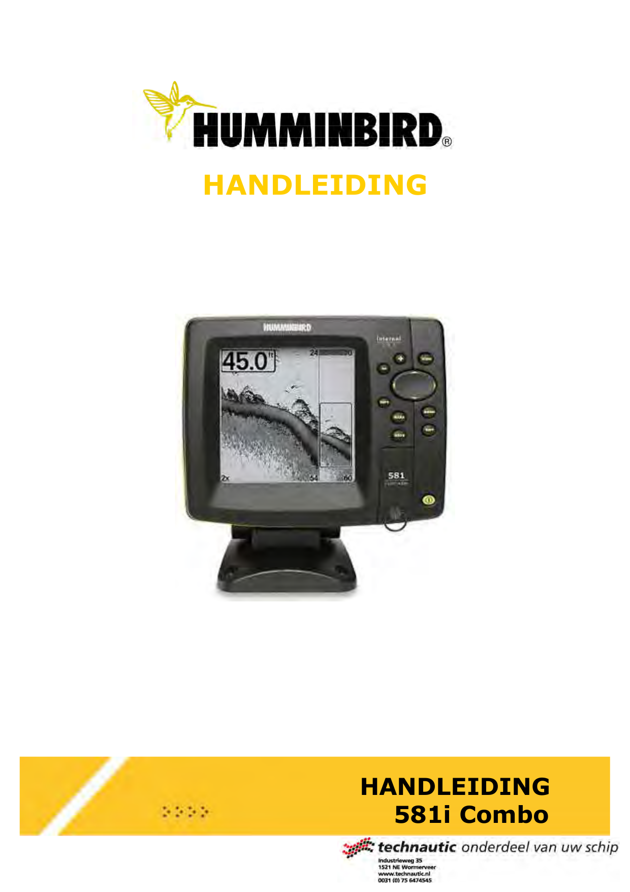 Download free pdf for Humminbird 581i GPS manual